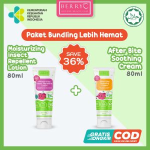 BerryC Anti Nyamuk Combo Bundle Insect Repellent Lotion + After Bite Cream