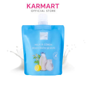 Muối tẩy da chết toàn thân sữa bò và chanh Baby Bright Milk And Lemon Body Bath Scrub 250g