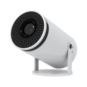 (SG) LionShield Portable Wireless Projector HD 720p with Bluetooth WiFi AirPlay Chromecast (White)