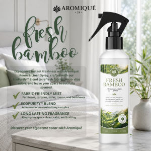 Aromique Fresh Bamboo Linen Spray Hotel Room Freshener & Fabric Mist Odor Neutralizer 100/250/1000ml