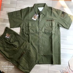 Bộ quần áo thô nhiều túi Nam Trung Niên chất cực đẹp ẢNH THẬT