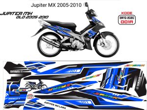 Stiker Striping Yamaha Jupiter MX OLD Lama Variasi Decal ARS01
