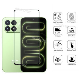 For POCO F9 Ultra F9Pro 2 in 1 Screen Protector+ Protector Full Cover Full Glue Xiaomi POCO F9 Pro F9Ultra Tempered Glass Film Protection With Camera Flim Protection