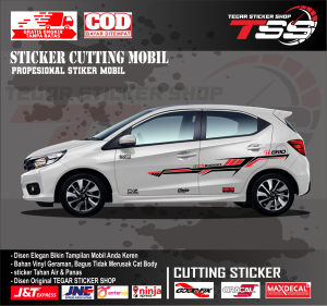 sticker mobil brio sticker mobil honda brio sticker mobil keren sticker motif variasi body mobil