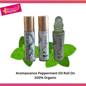 AromaScence Peppermint Panyawan Oil Roll On 100% Organic 10ml