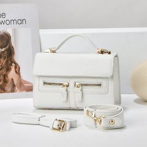 BJ65434 - WHITE/KHAKI/DARKKHAKI/BROWN/BLACK TAS SLEMPANG HANDBAG TAS WANITA FASHION IMPORT MODIS ELEGAN TERMURAH TERLARIS TERBARU BAGSTORE JAKARTA TAS BATAM ZCJ5434