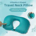 Inflatable U Shaped Travel Neck Pillow. 