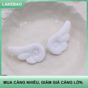 【LAKEBAO】 1 Cặp Đôi Đôi Đôi Cánh Thiên Thần Nhỏ Trâm Nhật Bản Phong Cách Quần Áo Ngọt Ngào Trang Trí Nội Thất Y2K Sang Trọng Túi Hat Phụ Kiện