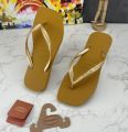 New Best seller Hvainas Fashion Slim Square Flip Flops Plain Slipper for women. 