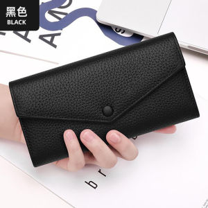 MISTLETOE Original Women Clutch Bag Anti RFID Casual Women Cowhide Genuine Leather Envelope Wallet for Wedding Party Gift