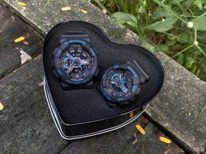 นาฬิกาข้อมือ จีชอค เบบีจี 2 ขนาด 5045 มม จับเวลา ตั้งปลุก มีวันที่ เดือนปี พร้อมกล่องหัวใจสวยมาก