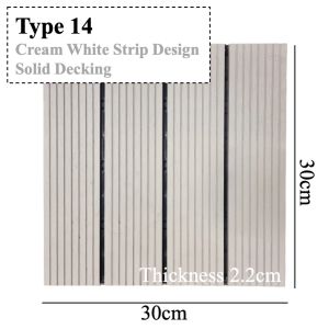 [SG THEJOYLAND] Outdoor Interlocking Decking Tile Artificial Grass Decking Turf Wooden Flooring Tile Patio Balcony Garden Corridor HDB Entrance Real Wooden Deck Durable Non-Slip Easy Install DIY Outdoor Floor Design Weatherproof Surface Ideal for Home