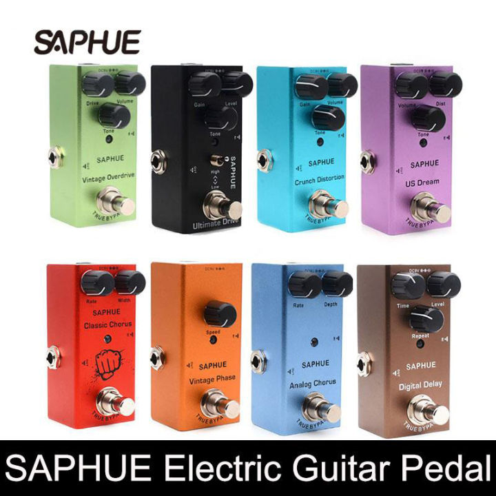 SAPHUE Electric Guitar Pedal Vintage Overdrive/Distortion