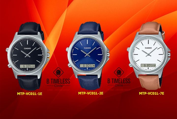 CASIO รุ่น MTP-VC01L / MTP-VC01L-1E,MTP-VC01L-2E,MTP-VC01L-7E ของแท้100 ...
