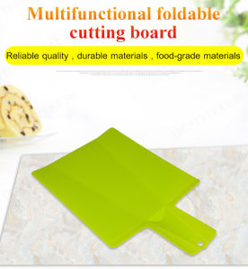 techfuture Handy Folding Cutting Board with Unique Shovel Shape  Great for Preparing Meals at Home