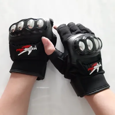 Găng Tay Gù Hở Ngón Vải Sport