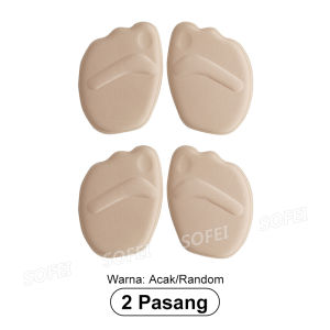 SOFEI 1 Pasang Bantalan jari kaki Depan Anti Selip Sol Tumit Tinggi Anti Gesekan Lembut