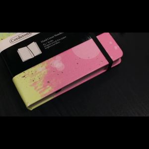 FCLove Bubble Bullet Dotted Journal Leatherette Elastic Band 160gsm A5 Hard Cover Dot Grid Notebook