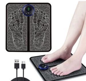 EMS Electric Foot Massager Deep Kneading Shiatsu Therapy Massage Relieve fatigue Feet Acupuncture Stimulator Massager