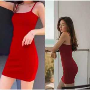 DRES WANITA KEKINIAN: Tank Top Slim Fit & Dress Kekinian
