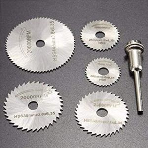 Mata Bor Mini Gerinda Kayu HSS Saw Blade 22/25/32/35/44mm 5 PCS Murah
