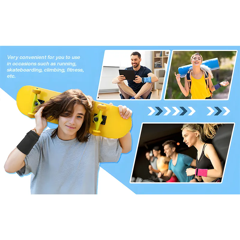 Sports Wrist Wallet Running Bag Wristband Mobile Phone Bag Zipper