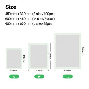 Honeycare 7-layers Activated Carbon deodorant rapid absorption pet pee pad dog pad for dogs pet urine pads(S/M/L)