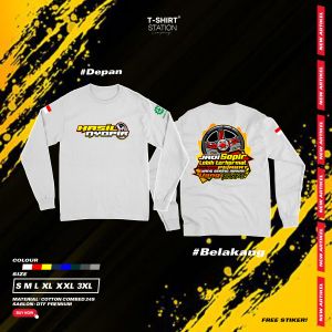 Kaos hasil nyupir combed 24s tebal