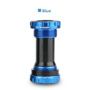 OOG Aluminum Alloy Bike Bottom Bracket BB52/24mm Durable Bicycle Bottom Bracket 24mm Bottom Bracket Threaded BB52 Bottom Bracket MTB