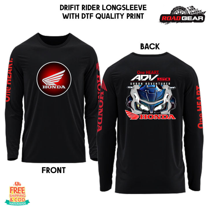 Honda ADV 150 New Design Customized Rider Drifit Longsleeve with