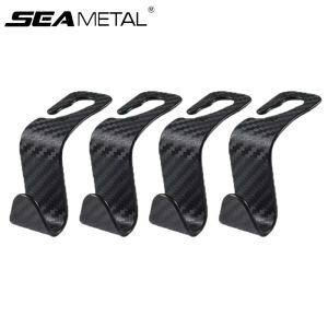 SEAMETAL 4 Cái Móc Co Giãn Thông Dụng Ghế Xe Hơi Móc Treo Cho Túi Xách Túi Xách Quần Áo
