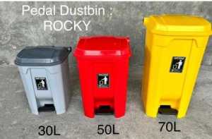 Tempat Sampah Injak Tebal 30Ltr 50Ltr 70Ltr Rocky / Tempat Sampah Medis