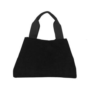 Vải nhung kẻ thời trang túi xách ví sức chứa lớn Túi Đeo Vai tái sử dụng túi Túi tote cho phụ nữ giản dị cho sử dụng thường Nhật bền