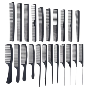 22Pieces Hair Cutting Comb SetBarber Comb Hair Styling Combs Fine and Wide Teeth Comb Antistatic Hairdressing Comb