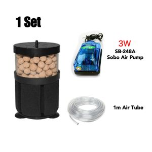 Aquarium Bio Sponge Filter with Media Space Breeding Tank水妖精(READY STOCK)