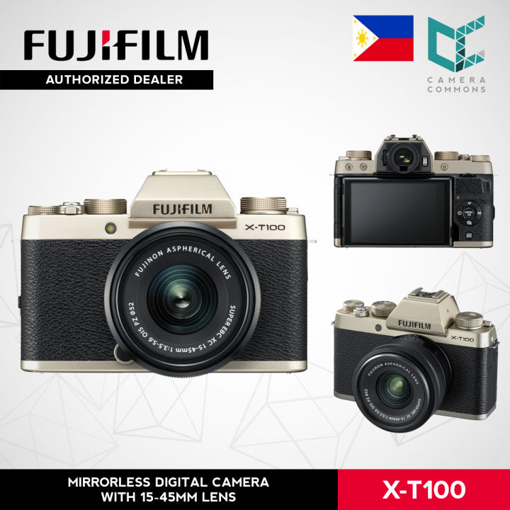 FUJIFILM XT100 Mirrorless Digital Camera XT100 Lazada PH