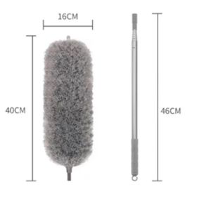 【ส่งใน24 ชม】ไม้ปัดฝุ่น ไม้กวาดหยากไย่ ไม้ปัดฝุ่นไมโครไฟเบอร์ปัดฝุ่น ยืดหดได้ ดัดตัวแปรงได้ตามต้องการอเนกประสงค์ ซักได้Ultra fine fiber dust collector