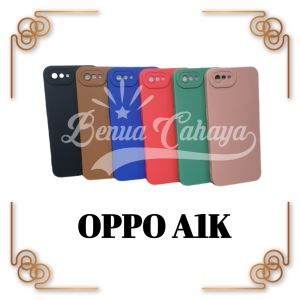 SOFTCASE MACARON OPPO A1K CASE PRO CAMERA MACARON 3D-BENUA CAHAYA