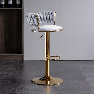 LL Kursi Bar Putar Lift Mewah Ringan Nordic / Kursi Tinggi Rumah / kursi makan / kursi cafe