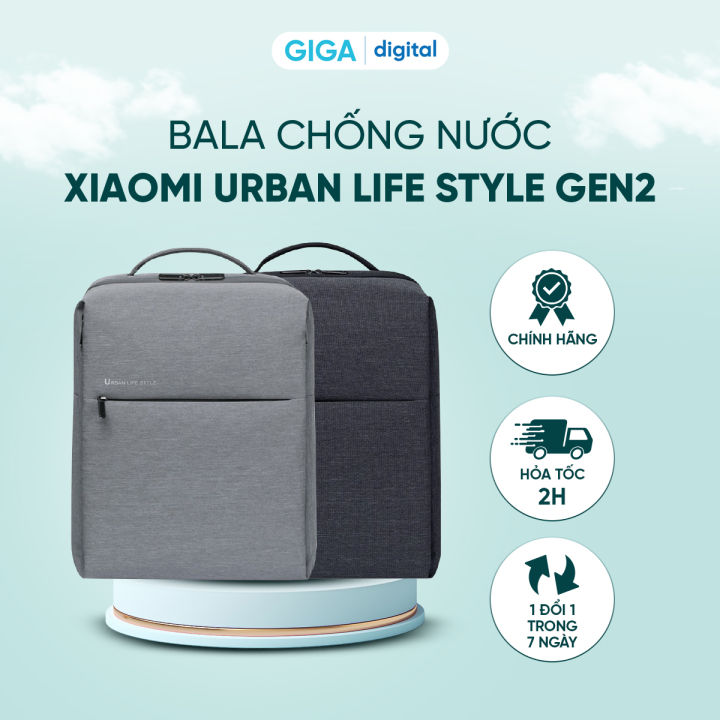 HCM] Balo Xiaomi Urban Life Style gen chống nước Chính hãng