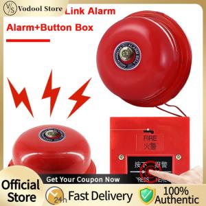 Heavy Duty Fire Alarm System with Metal Siren for Quick Fire Detection and Warning in Homes and Offices