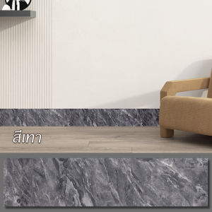 สติกเกอร์ติดผนังขอบบัว PVC แบบมีกาวในตัว ขอบหน้าต่าง ขอบมุมผนัง สติ๊กเกอร์ขอบกระเบื้อง 10PCS