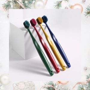 Bộ 2 Bàn chải đánh răng than tre hoạt tính kháng khuẩn xuất khẩu