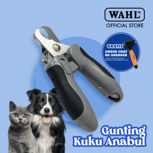 Wahl Pets EZ-Nail Rotary Filer & Nail Clipper – Cat Dog Gunting Kuku Anjing Perawatan Kuku Anjing & Kucing Pengkikis Kuku Anjing & Kucing
