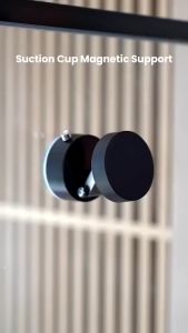 Magnetic Car Phone Holder with Vacuum Suction Cup Adjustable Navigation Holder Foldable Bracket.
