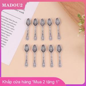 [COD] MADOU2 10 cái/bộ thìa dao kéo mini cổ điển Đồ chơi Bộ đồ ăn thu nhỏ Nhà búp bê