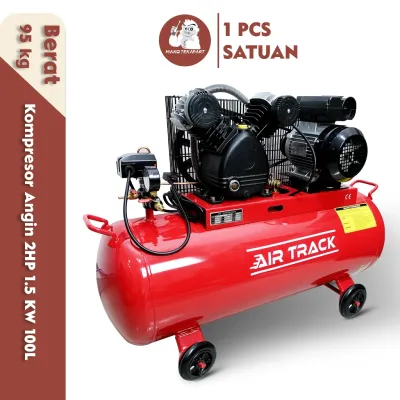 Kompresor Angin 2HP 1.5 KW 100L AIRTRACK / Alat Isi Angin 2HP / Air Compressor Kompressor