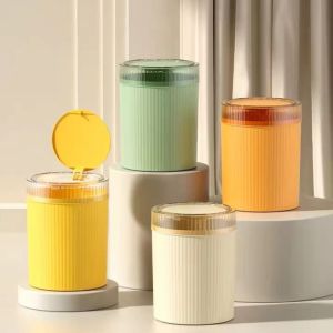 12L Round Rubbish Bin Garbage Bin Dustbin Office Bedroom Waste Bin with pop cap Tong Sampah Bekas