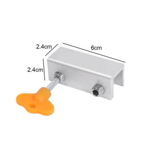4pcs Child Safety Sliding Screen Window Security Lock Door Limiter Latch Key Restrictor Sash Stop