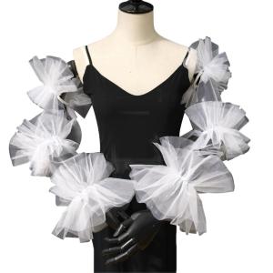 Bridal Sheer Wedding Tay Áo Cánh Tay Bìa Cho Cô Dâu Giả Tay Áo Vải Tuyn Cho Chơi Trang Phục Phụ Nữ áo cưới Tay Áo